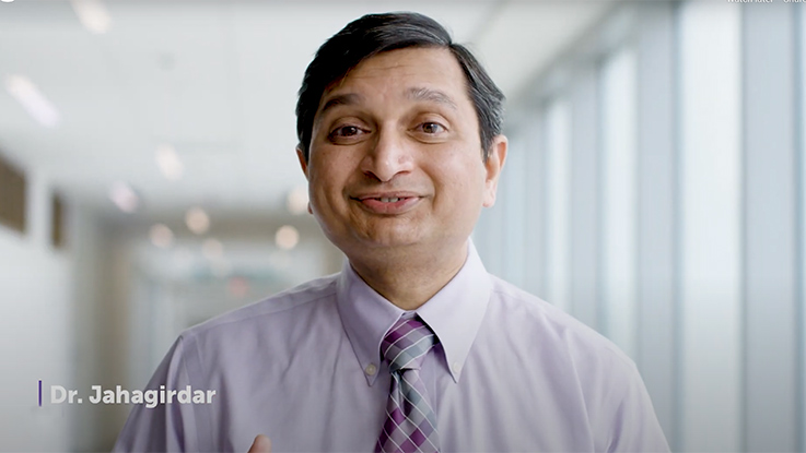 Video featuring Dr. Jahagirdar, an oncologist fromt Westfields Hospital & Clinic.