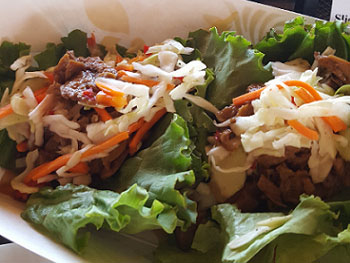 Vegetarian Taco Lettuce Wrap